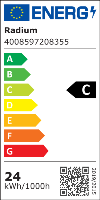 Energielabel - DC Tube für externe Treiber, LED T5 NEO 35/49 840/G5