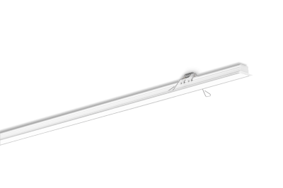 Produktbild - Aluminiumprofile white and Cover frosted, SET SMALL WING F 25/13 WHITE 2M