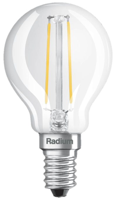 Produktbild - Lampe sphérique LED Essence, Filament, RL-D25 2,5W/230/827/C/E14