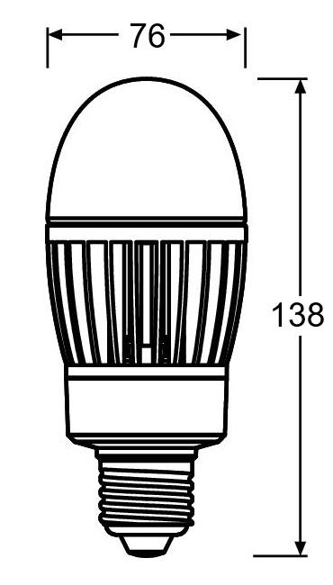 Zeichnung - LED HPM-Retrofit, RL-HRL50 840/E27