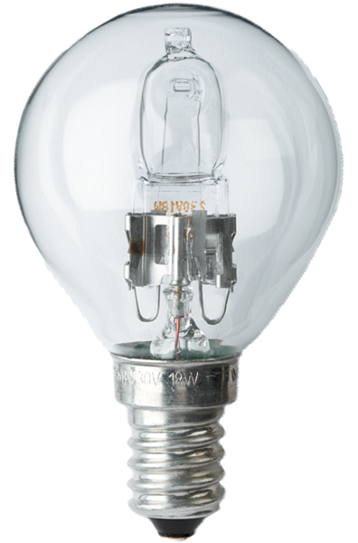 Produktbild - Lampe halogène sphérique, claire, RJH-D 20W/230/C/XE/E14
