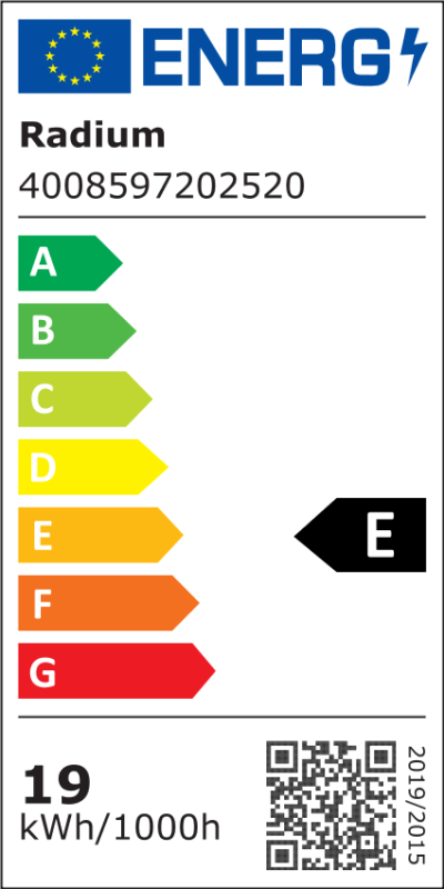 Energielabel - LED Star T5-RetroFit HF, RL-T5 28 HE 865/G5 HF