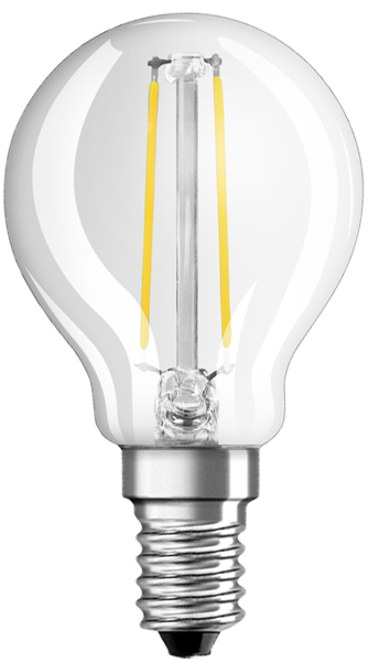 Produktbild - Lampe sphérique LED Essence, Filament, RL-D25 2,1W/230/C/827/E14