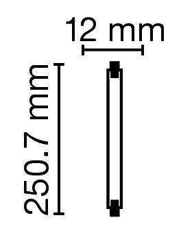 Zeichnung - Halogen lamp double based, RJH-TS 1500W/230/C/R7S