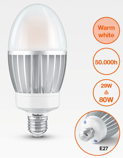Produktbild - LED HPM-Retrofit, RL-HRL80 840/E27