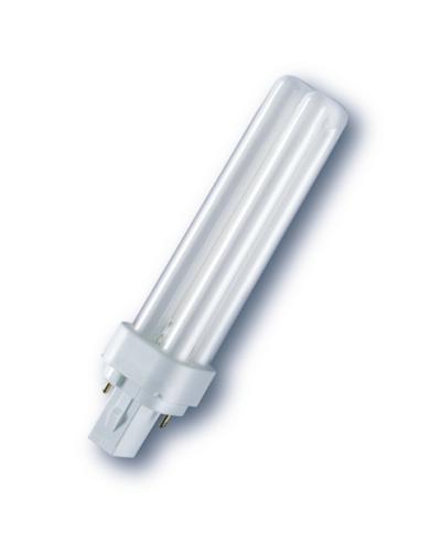 Produktbild - Compact fluorescent lamp Ralux® Duo , RX-D 10W/830/G24D