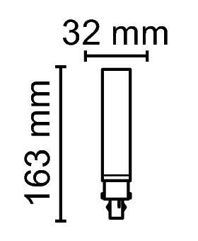 Zeichnung - LED Essence S - Retrofit pour Ralux S, RL-S9 4,5W/840/G23 EM