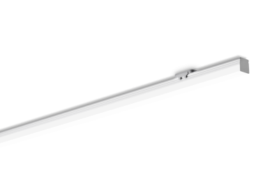 Produktbild - Aluminiumprofile grey and Cover frosted, SET SMALL U FLAT SQUARE 17/18 GREY 1M