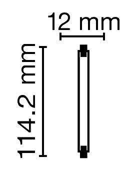 Zeichnung - Halogen lamp double based, RJH-TS 120W/230/C/XE/R7S