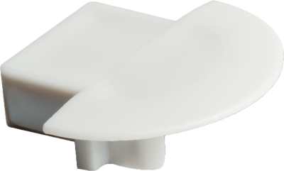 End cap plastic with cable outlet, Endcap LA-F 32091