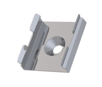 Clip de montage pour profil S, Bracket métal SMALL