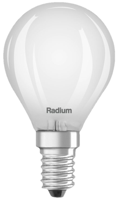 Produktbild - Lampe sphérique LED Essence, dépolie, RL-D40 4W/827/F/E14
