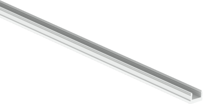 Aluminium profil de U pour bandes LED, TRACK-U 14,6/9,2/T14I