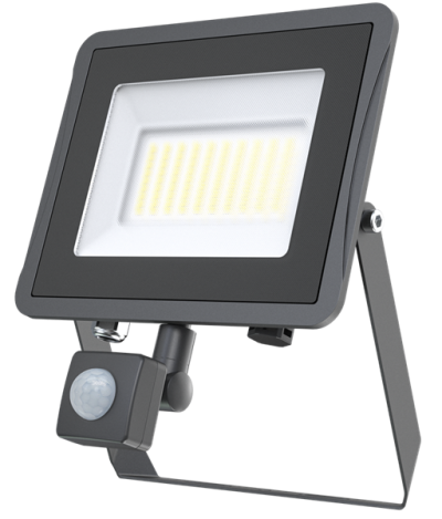 LED Floodlight Star IP65 SENSOR, 5000/840 black