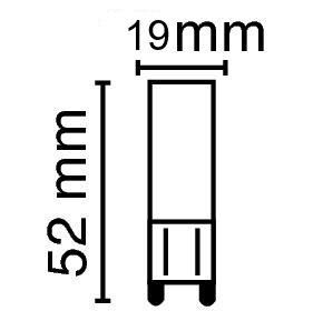 Zeichnung - LED Essence PIN, RL-PIN40 827/C/G9
