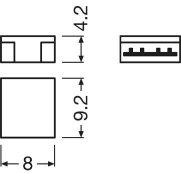 Zeichnung - Connecting component, LF-CONN Flex SC
