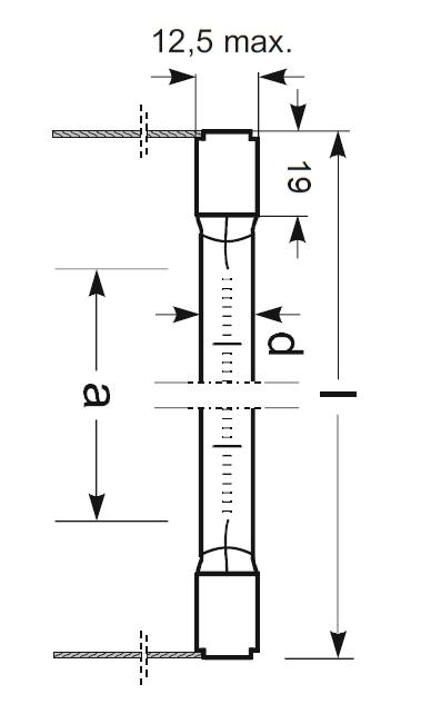 Zeichnung - Ralotherm Lampe Infrarouge avec câble, ITT 1000W 240V-0655