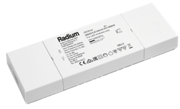 Appareillage de commande de bande LED, DRIVER FLAT 60W/24V IP20 RADIUM