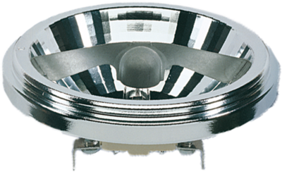 Produktbild - Lampe halogène à basse tension avec réflecteur AR111, RJL 35W/12/SKY/IRC/FL/G53