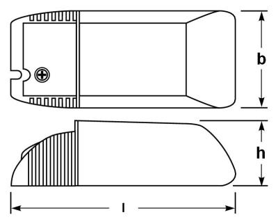 Zeichnung - Electronic transformer, HTM 70/230-240  RO