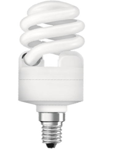 Kompaktleuchtstofflampe Ralux®Spin , RXE-SP 12W/827/E14