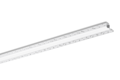 Aluminiumprofile grey and Cover frosted, SET SMALL WING DC F 56/13 GREY 2M