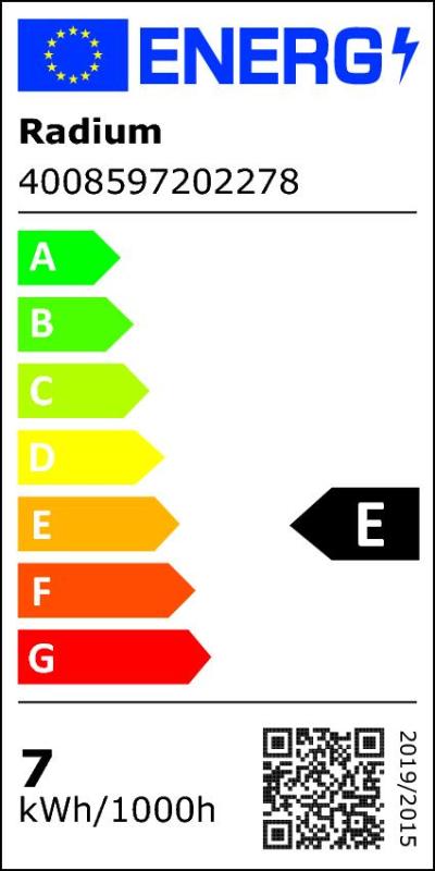 Energielabel - Classic A LED Essence, dépolie, RL-A60 827/F/E27