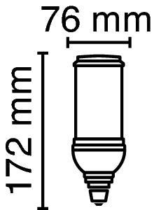 Zeichnung - LED HPM-Retrofit, RL-HRL80 840/E27