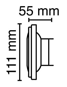 Zeichnung - LED Star AR111, 75 DIM 930/24°/G53