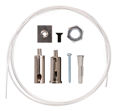 Produktbild - Rope suspension with cable, Suspension KIT Power S