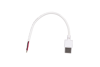 Power feed in, 2 poles, STRIP CON ZP 2PIN 12MM/18CM IP67