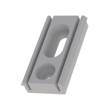 Produktbild - Mounting clip for profile M, Bracket plastic MEDIUM