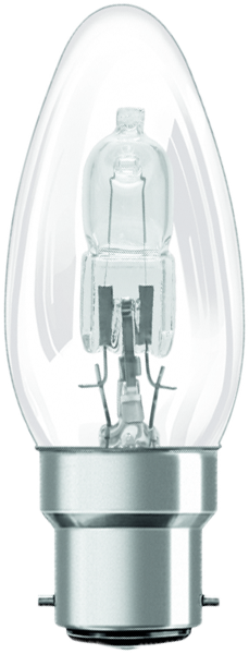 Halogen-Kerzenlampe, klar , RJH-C 30W/240/C/XE/B22D