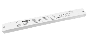 LED Strip operational gear, DRIVER FLAT 250W/24V IP20 RADIUM