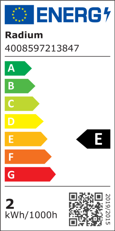 Energielabel - LED Essence Pin, RL-PIN20 827/C/G4