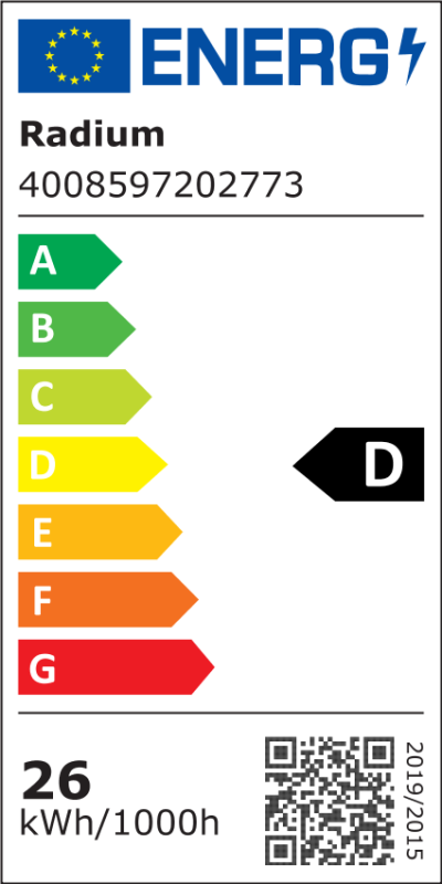 Energielabel - LED Star T5-RetroFit AC, RL-T5 49 HO 840/G5 AC