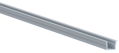 Aluminium wing profile for LED stripe, Slim Track-F 24/13/T12I