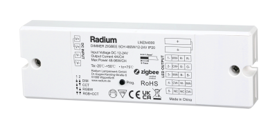 Gradateur pour contrôle via Zigbee, DIMMER ZB 5CH 480W/12-24V IP20