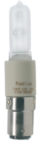 Produktbild - Halogen lamp, clear, RJH-T 60W/230/C/B15D