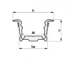 PROFILE SMALL WING 25/13/B1C1 1M