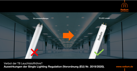 Verbot der T8 Leuchtstoffröhre