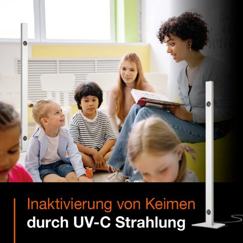 Inactivation of germs by UV-C radiation