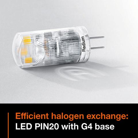Radium LED PIN20 G4