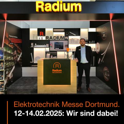 Radium auf der elektrotechnik Messe Dortmund