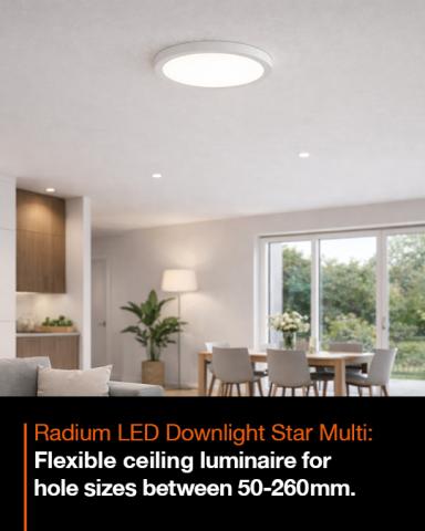 Radium LED Downlight Star Multi
