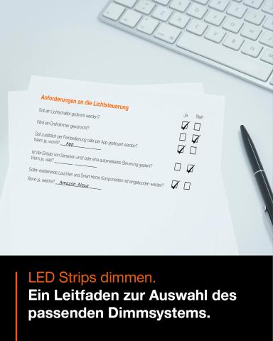 Leitfaden zur Auswahl Ihres Dimmsystems
