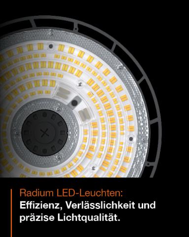 Leistungsstarke LED-Leuchten für den professionellen Einsatz.