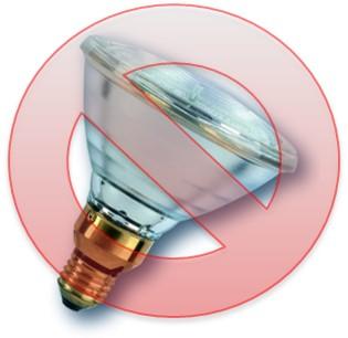 Fin en UE pour nombre de lampes halogènes à réflecteur Fin en UE pour nombre de lampes halogènes à réflecteur