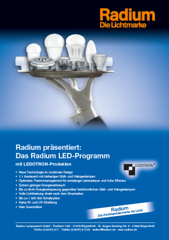 Nouvelle brochure LED Nouvelle brochure LED