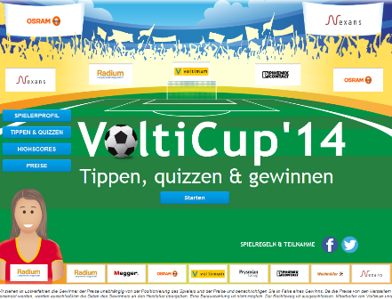 Volti-Cup: Tippen, quizzen und gewinnen! Volti-Cup: Tippen, quizzen und gewinnen!